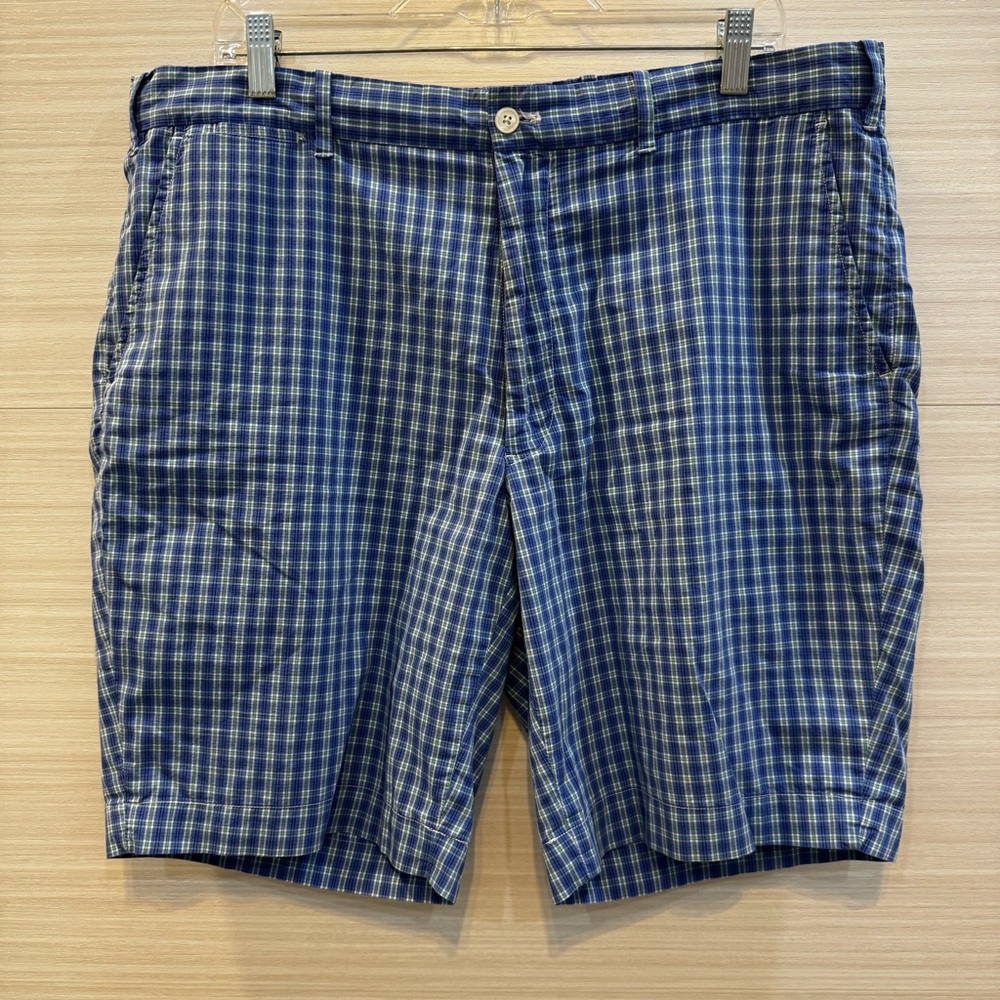 Polo Ralph Lauren Golf Classic Fit Blue Plaid Check Men's 10” Shorts size 36